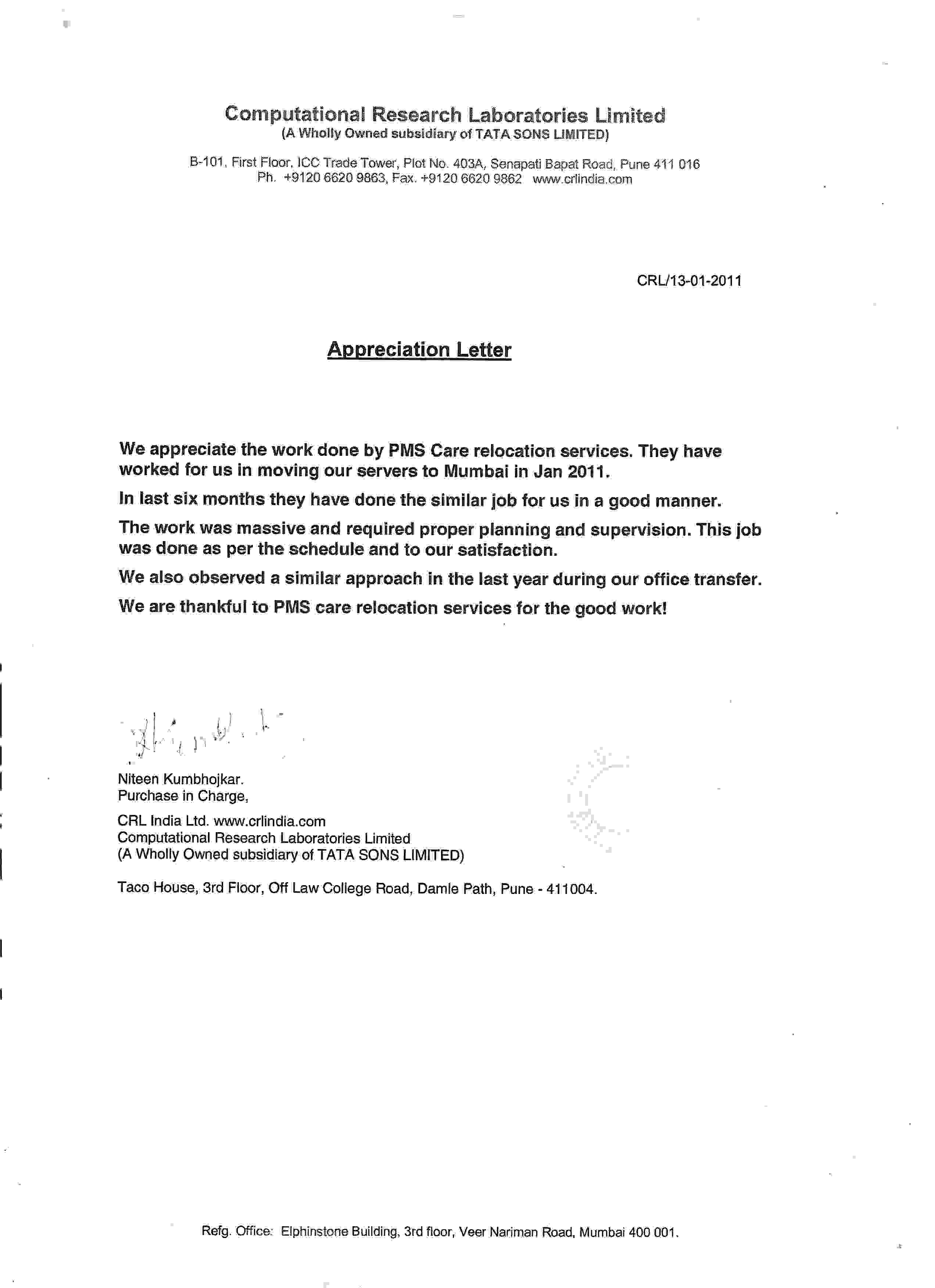 Certificate thumbnail