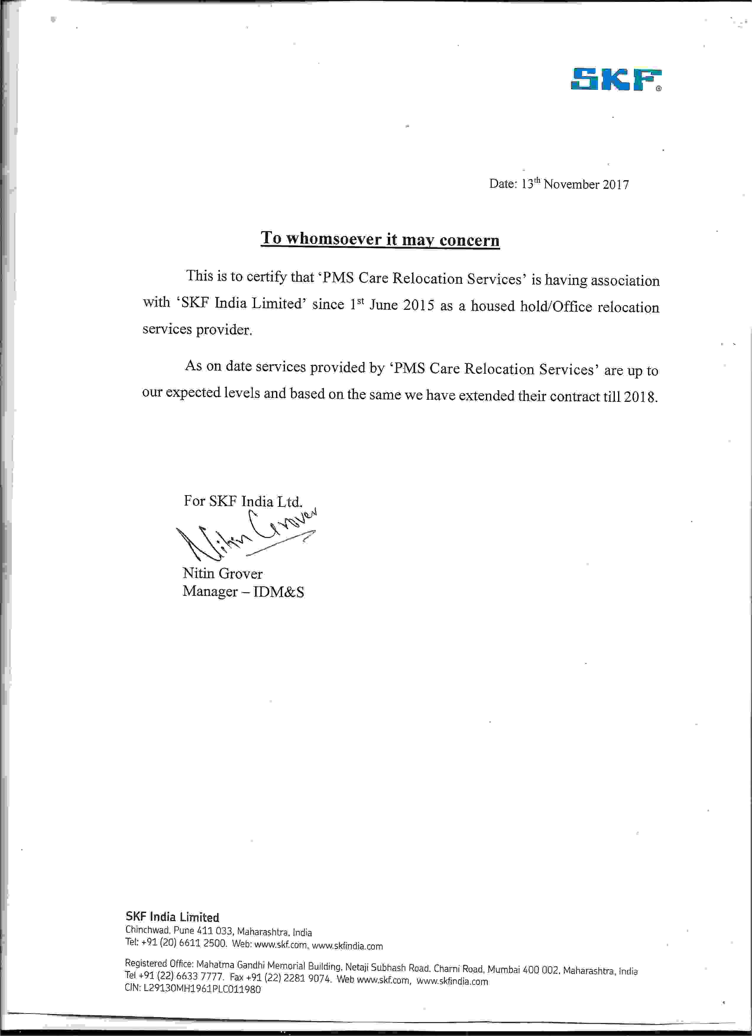 Certificate thumbnail